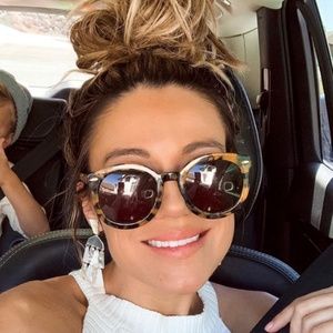 sunglasses black round frame cool trendy